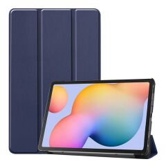 Lenovo Tab M10 Plus 3. Nesil 10.6'' TB125F TB128F Kılıf Standlı Flip Smart Uyku Modlu Tablet Kılıfı