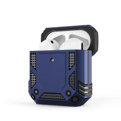 Apple Airpods Kılıf Zırh Koruma Tank - Sert PC & Silikon - 6 Renk