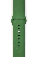 Samsung Galaxy Watch Active Uyumlu Silikon Kordon Premium Spor Kayış Jel Silikon Spor Kordon Haki