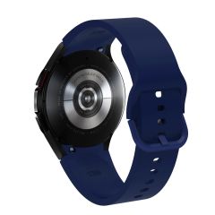 Samsung Galaxy Watch 6 Classic 43 / 47 mm Silikon Kordon Tam Uyumlu Pim Tasarımı Premium Spor Kayış Lacivert