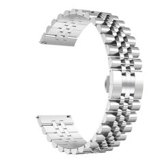 Samsung Galaxy Watch 6 40 / 44 mm Uyumlu Metal Kordon Rolex Style Jubilee Hafif Metal Kayış Lacivert