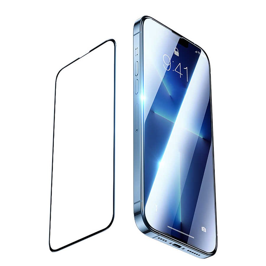 Apple iPhone 13 Pro Max Benks Mat Ekran Koruyucu Parmak İzi Bırakmayan Oyunculara Özel Ekran Filmi Siyah