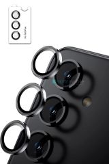Galaxy S25 Plus Uyumlu Premium Safir Kamera Lens Koruyucu Anti-Reftective Temperli Cam Tam Koruma
