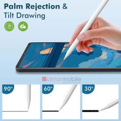 iPad Pro 11 2. 3. 4. Nesil Tablet Kalemi Manyetik Şarjlı Avuç İçi Reddi Eğim Özellikli Kalem Pencil