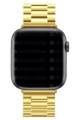 Apple Watch Ultra 49 mm uyumlu Metal Kordon Premium Paslanmaz Çelik Kayış