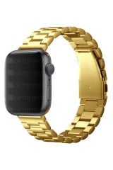 Apple Watch Ultra 49 mm uyumlu Metal Kordon Premium Paslanmaz Çelik Kayış