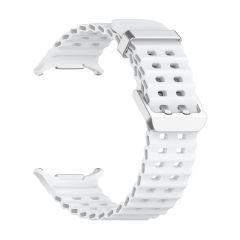 Samsung Galaxy Watch Ultra 47 mm uyumlu Silikon Spor Kordon Özel Pim Soft Jel Silikon Kayış