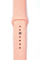 Samsung Galaxy Watch 6 Classic 43 / 47 mm Uyumlu Silikon Kordon Premium Spor Kayış Jel Silikon Spor Kordon Pudra