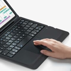 Apple iPad 10.2 2021 (9.Nesil) Benks Multifunctional Kablosuz Klavyeli Kılıf