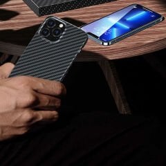 Apple iPhone 13 Pro Max Kılıf Benks Aramid Magsafe 3 in 1 Set