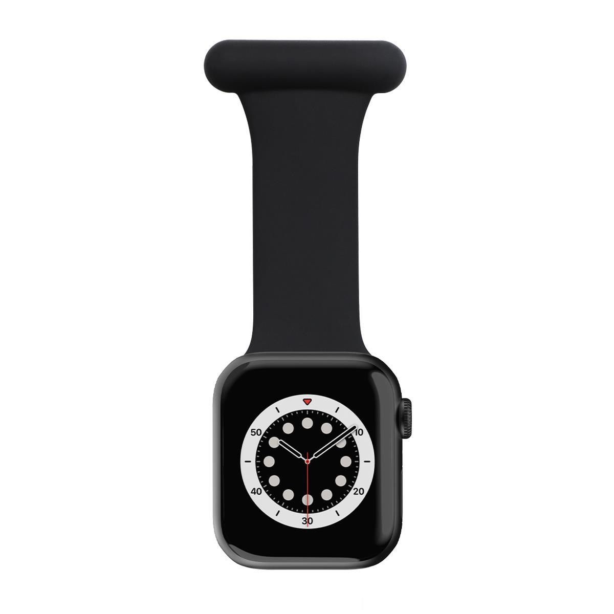 Apple Watch 38 40 mm Uyumu Broş Kordon - Doktor & Hemşire Kordonu - Çanta & Kıyafet Askı Aparatı