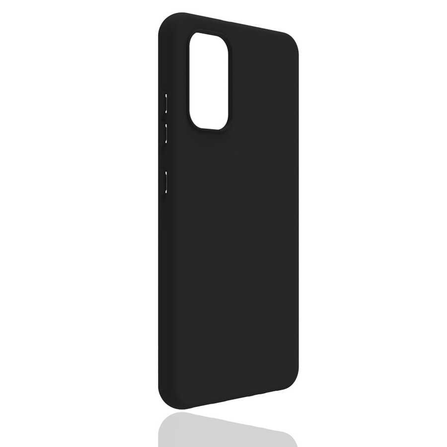 Galaxy A51 Kılıf Zore Biye Silikon Siyah