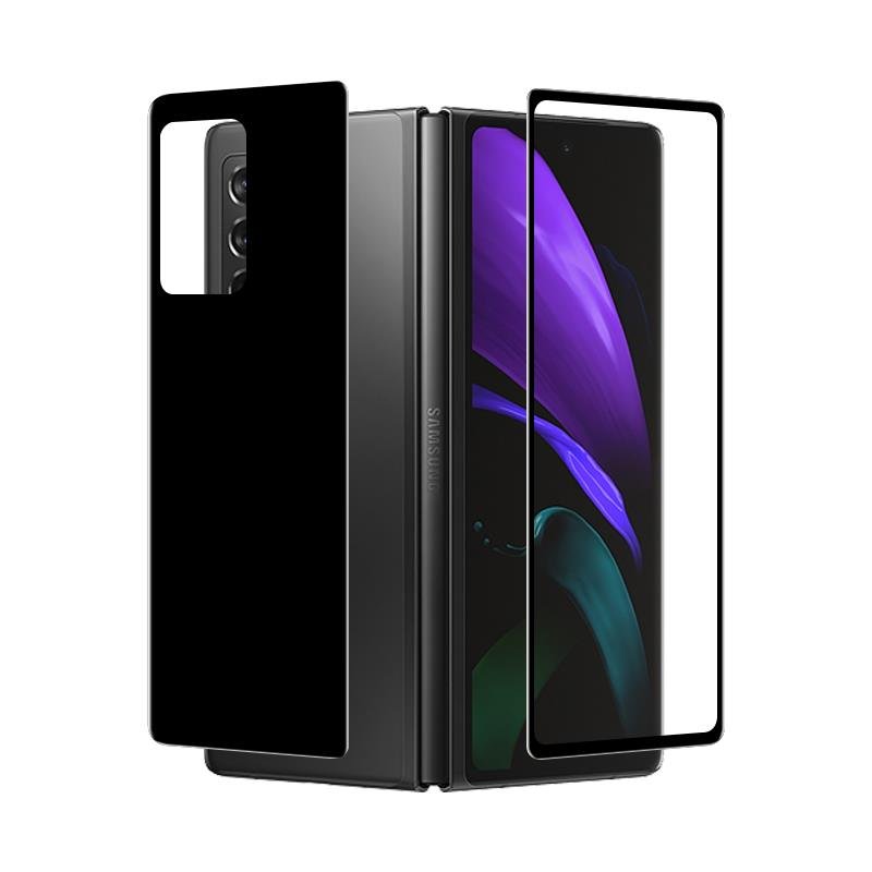 Samsung Galaxy Z Fold 2 Ön Arka 5D Temperli Ekran Koruyucu