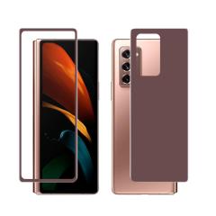 Samsung Galaxy Z Fold 2 Ön Arka 5D Temperli Ekran Koruyucu