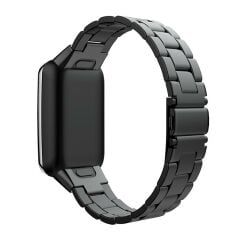 Xiaomi Mi Band 7 Pro Uyumlu Metal Kordon Premium Paslanmaz Çelik Kayış Baklalı Model - Özel Pim