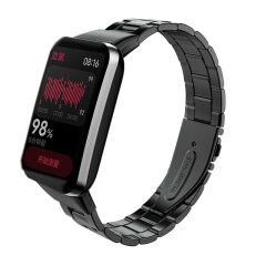 Xiaomi Mi Band 7 Pro Uyumlu Metal Kordon Premium Paslanmaz Çelik Kayış Baklalı Model - Özel Pim
