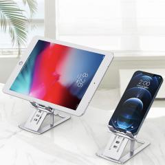 Masa Üstü Telefon Standı Tablet Tutucu Alüminyum Alaşım Yükseklik Ayarlı Katlanabilir