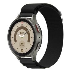 Huawei Watch GT Runner uyumlu Kordon Alpine Loop Kumaş Örgü Kayış Siyah