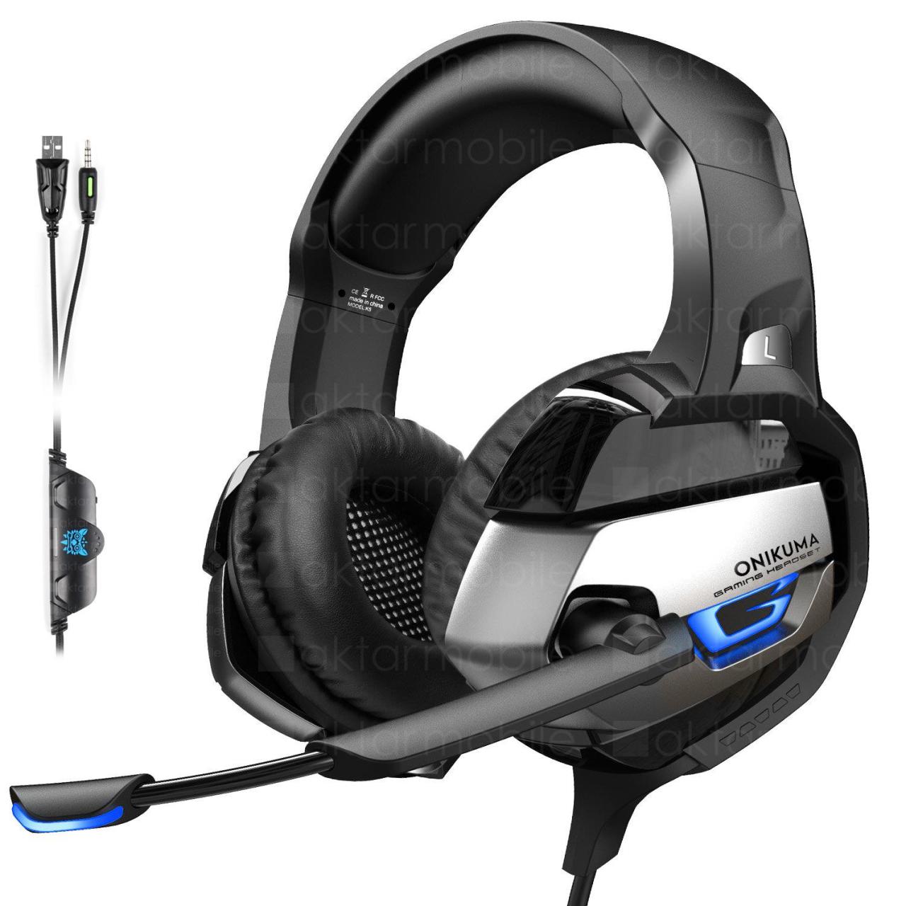 ONIKUMA K5 Gaming Kulaklık Profesyonel Mikrofonlu Oyuncu Kulaklığı Premium Headset PC/PS/XBOX