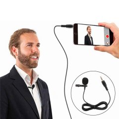 Yaka Mikrofonu Lavalier Canlı Yayın Youtube Video 150 cm