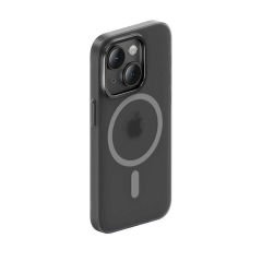 Apple iPhone 14 Kılıf Wireless Şarj Destekli Benks Yeni Seri Magnetik Haze Kapak Siyah