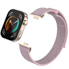 Huawei Watch Fit 3 uyumlu Spor Loop Kordon Hasır Örgü Kayış Cırt Cırtlı Velcro