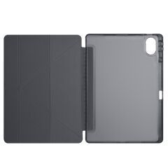 Huawei MatePad 12 X uyumlu Kılıf Kalem Bölmeli Tri Folding Standlı Arkası Silikon Uyku Modlu Siyah