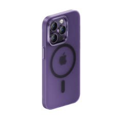 Apple iPhone 14 Pro Kılıf Wireless Şarj Destekli Benks Yeni Seri Magnetik Haze Kapak Derin Mor