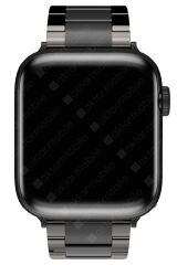 Apple Watch Ultra 49 mm uyumlu Seramik Metal Kordon Premium Seramik Kayış