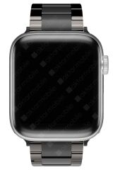 Apple Watch Ultra 49 mm uyumlu Seramik Metal Kordon Premium Seramik Kayış