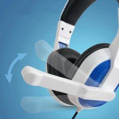 Gaming Kulaklık Oyuncu Kulaklığı - 3.5 mm - 3D Surround Stereo - Xbox / PS4 / PC / iOS / Android Beyaz