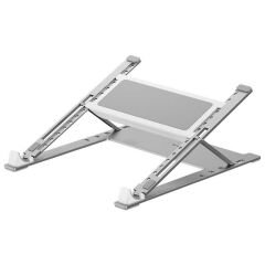 Benks SR03 Fanlı Laptop Standı Gümüş