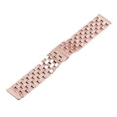 Huawei Watch GT 2 46 mm Uyumlu Metal Kordon Paslanmaz Çelik Kayış Premium Rose Gold