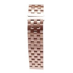 Huawei Watch GT 2 46 mm Uyumlu Metal Kordon Paslanmaz Çelik Kayış Premium Rose Gold