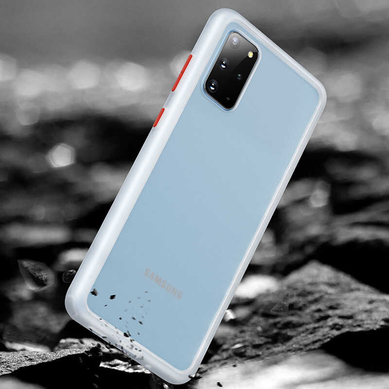Galaxy S20 Plus Kılıf Benks Magic Smooth Drop Resistance Kapak Beyaz