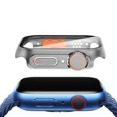 Apple Watch 6 SE 5 4 44 mm uyumlu Watch Ultra 49 mm Kasa Dönüştürücü & Ekran Koruyucu Tam Koruma