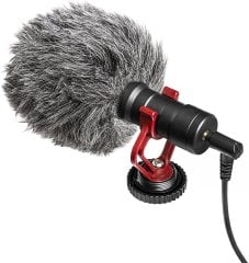 Profesyonel DSLR Kamera Mikrofonu Broadcast Canlı Yayın Mikrofonu