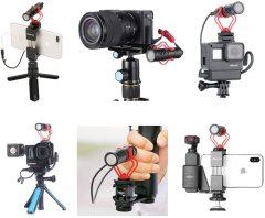 Profesyonel DSLR Kamera Mikrofonu Broadcast Canlı Yayın Mikrofonu