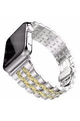 Apple Watch 10 42 mm uyumlu Metal Kordon Premium Paslanmaz Çelik Kayış