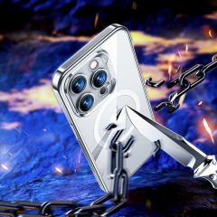 Apple iPhone 14 Pro Max Magsafe Şarj Özellikli Premium Cam Arka Yüzey Benks Electroplated Kapak