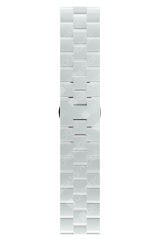 Apple Watch 10 42 mm uyumlu Seramik Kordon Premium Baklalı Seramik Kayış