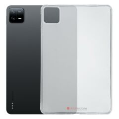 Xiaomi Pad 6 11'' 2023 Uyumlu Şeffaf Silikon Kılıf Esnek TPU Kapak Arkası Buzlu Tablet Kılıfı