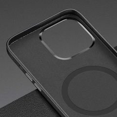 Apple iPhone 13 Pro Kılıf Benks Magnetic Hakiki Deri Kılıf