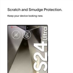 Galaxy S24 Ultra Ekran Koruyucu Kolay Uygulama Aparatlı Tam Uyumlu Easy Body Nano Esnek Üstün Koruma