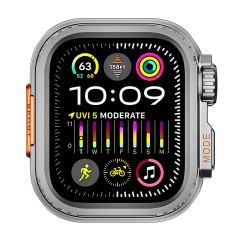 Apple Watch 6 5 4 SE 44 mm uyumlu Watch Ultra Kasa Dönüştürücü & Ekran Koruyucu Tam Koruma