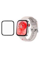 Huaawei Watch Fit 3 uyumlu Ekran Koruyucu 3D Tam Kapatan Kavisli PPMA Nano Cam