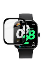 Xiaomi Redmi Watch 4 uyumlu Ekran Koruyucu 3D Tam Kapatan Kavisli PPMA Nano Cam