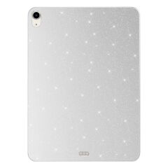 iPad Air 4. 5. Nesil 10.9'' uyumlu Simli Silikon Kılıf Işıltılı Parlak Kapak Esnek TPU Gümüş