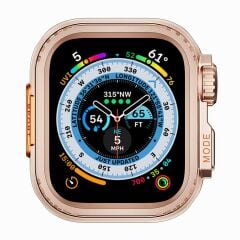 Apple Watch 7 8 9 45 mm uyumlu Watch Ultra Kasa Dönüştürücü & Ekran Koruyucu Tam Koruma