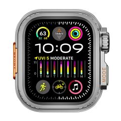 Apple Watch 7 8 9 45 mm uyumlu Watch Ultra Kasa Dönüştürücü & Ekran Koruyucu Tam Koruma